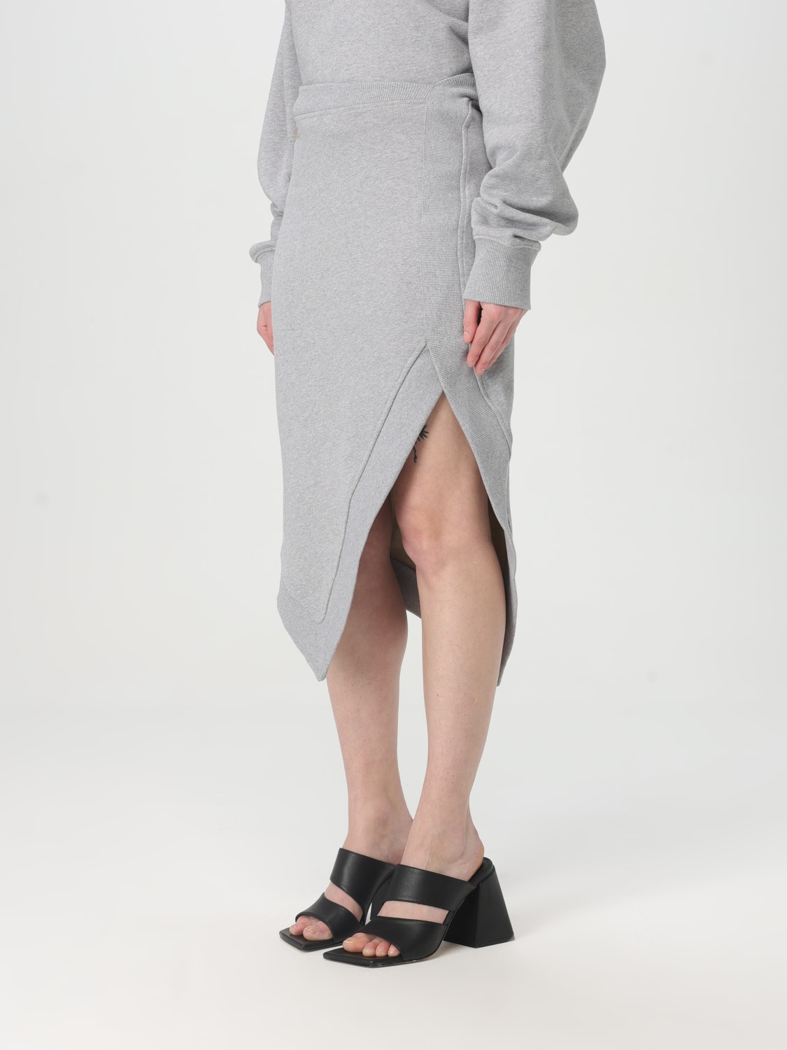 スカート THE ATTICO Women Skirts 250WCS00143JJF007AA877 Grey THE ATTICO: Skirt woman - Grey | The Attico skirt