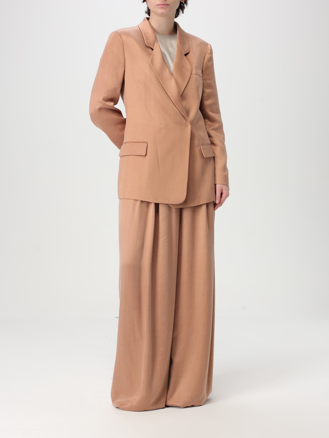 GIORGIO ARMANI: Pants woman - Pink | Giorgio Armani pants