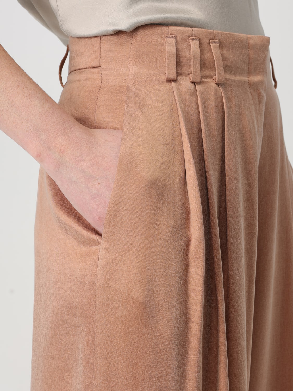 GIORGIO ARMANI: Pants woman - Pink | Giorgio Armani pants