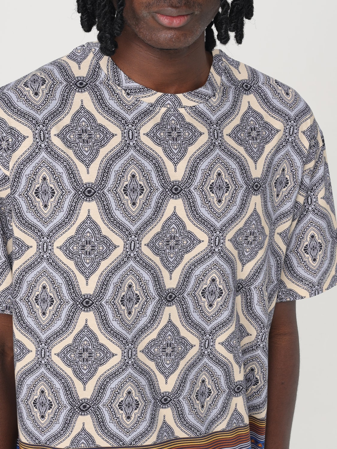 Tシャツ・カットソー ETRO Men T-shirt White MRMA0022AJ272 X0800 ETRO: T-shirt men - White | Etro t-shirt MRMA0022AJ272