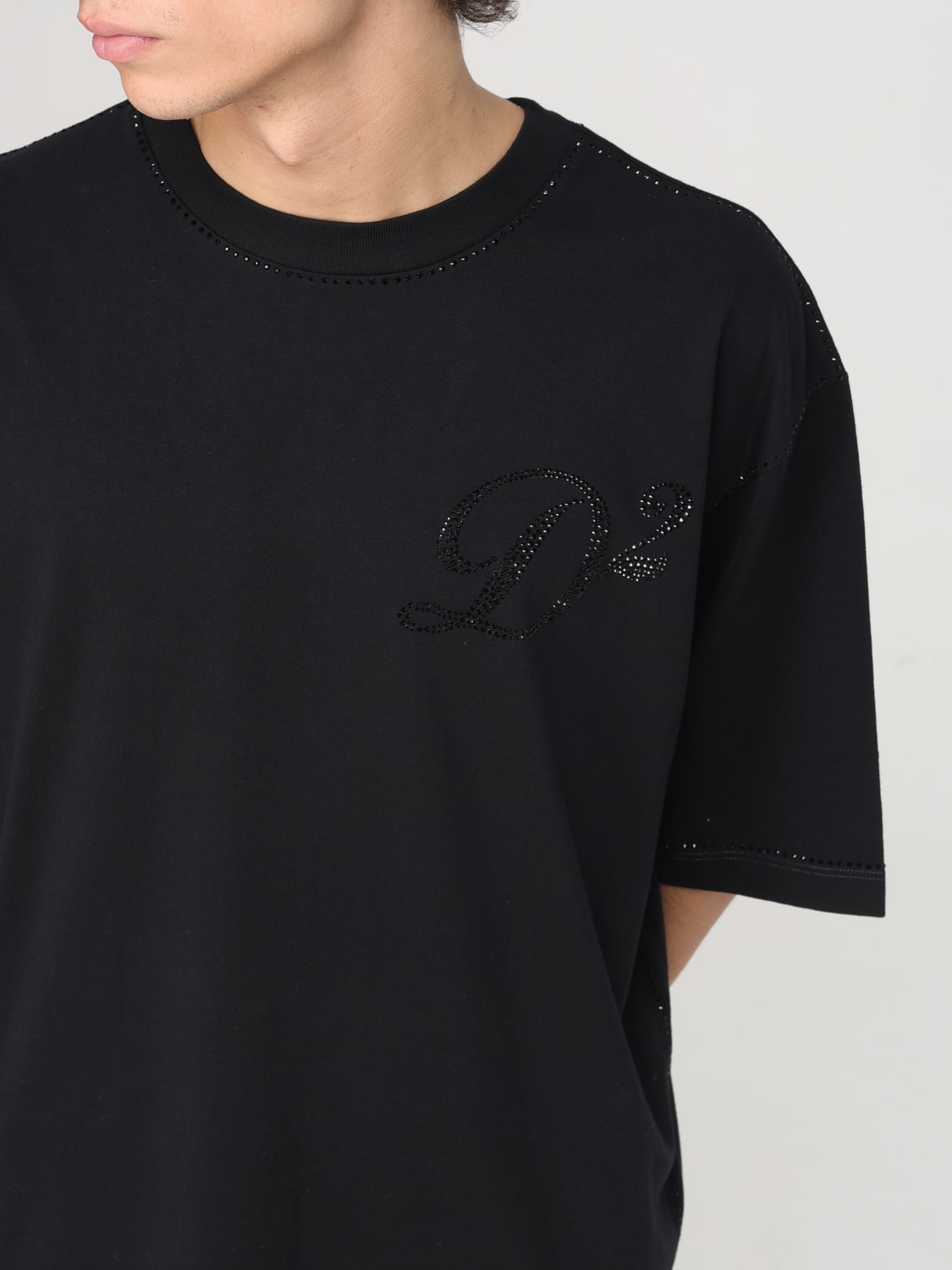 DSQUARED2: T-shirt men - Black | Dsquared2 t-shirt