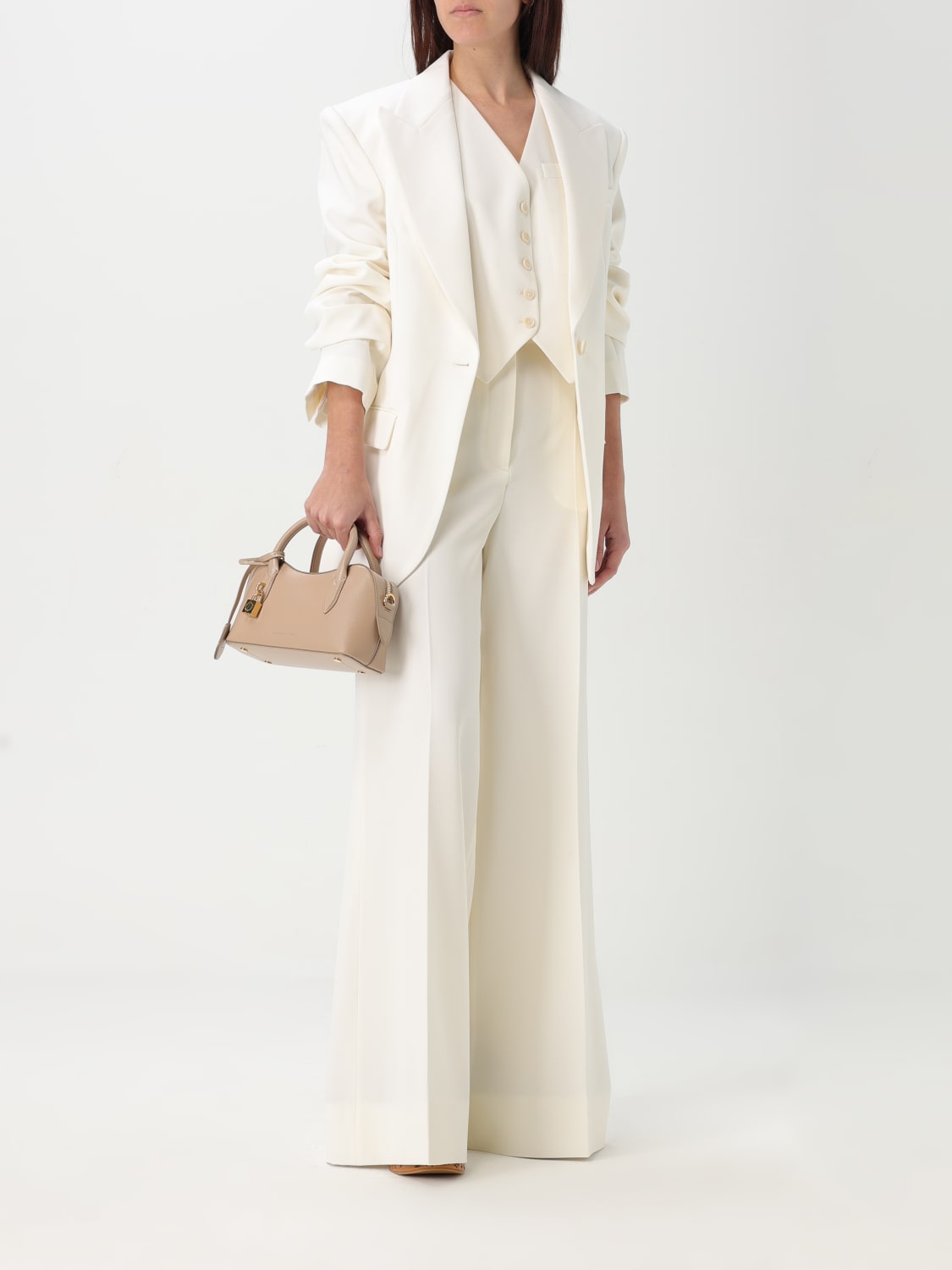 STELLA MCCARTNEY BLAZER: Stella McCartney single-breasted wool blazer, Beige - Img 2
