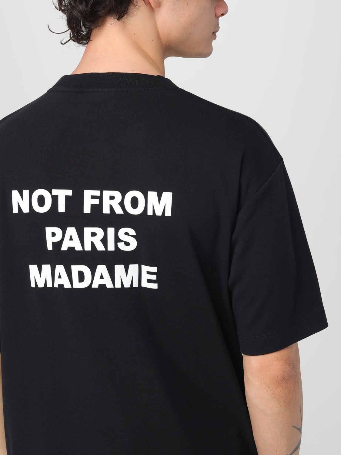 DRÔLE DE MONSIEUR: T-shirt men Drole De Monsieur - Black