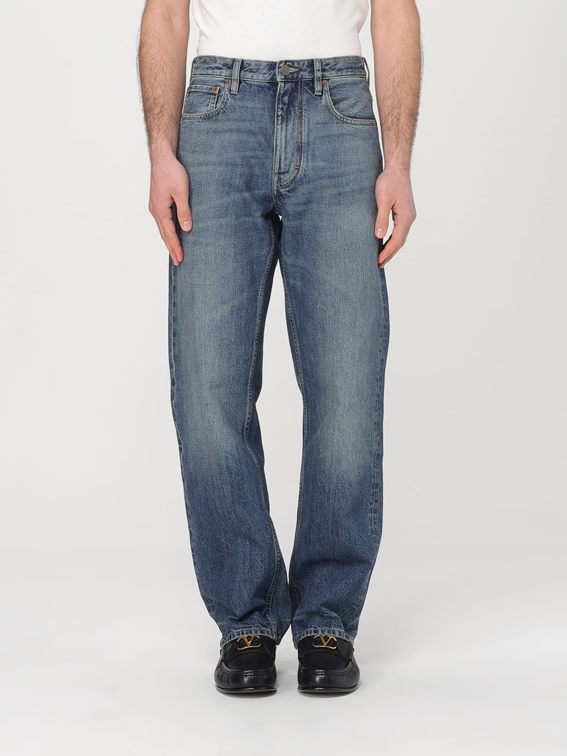 VALENTINO JEANS: Jeans men Valentino, Denim - Img 1