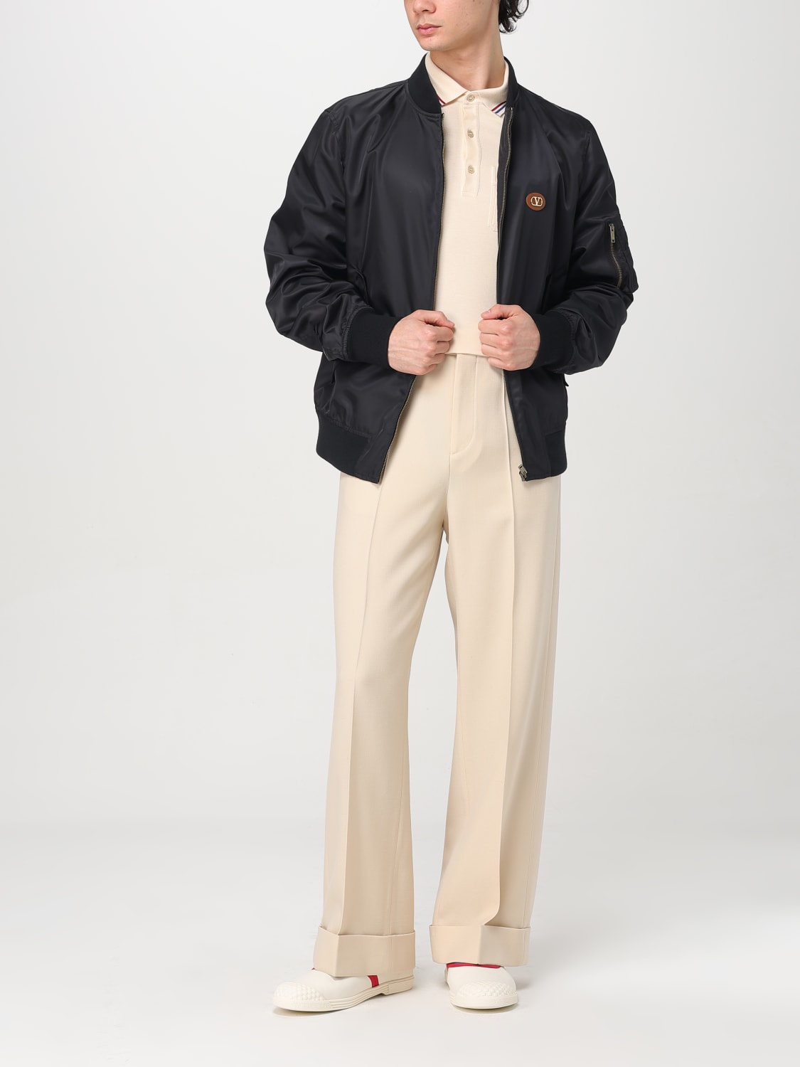 アウターその他 VALENTINO Men Jacket Black 6V3CI1725CM 0NO VALENTINO: Jacket men - Black | Valentino jacket 6V3CI1725CM