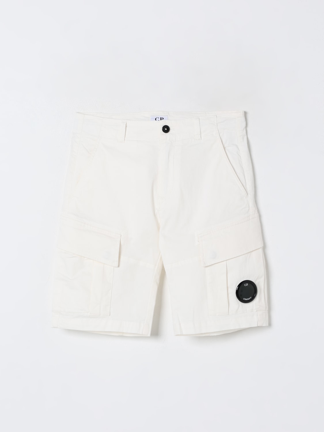 C.P. COMPANY SHORTS: Pants kids C.P. Company, White - Img 1
