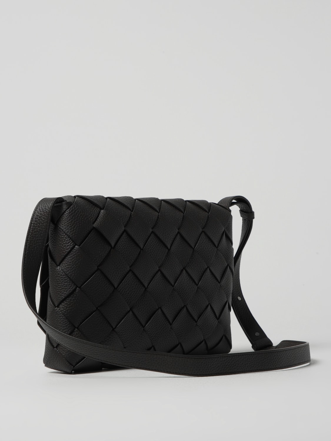 BOTTEGA VENETA BORSA A TRACOLLA: Borsa a tracolla Diago in pelle intrecciata Bottega Veneta, Marrone - Img 3