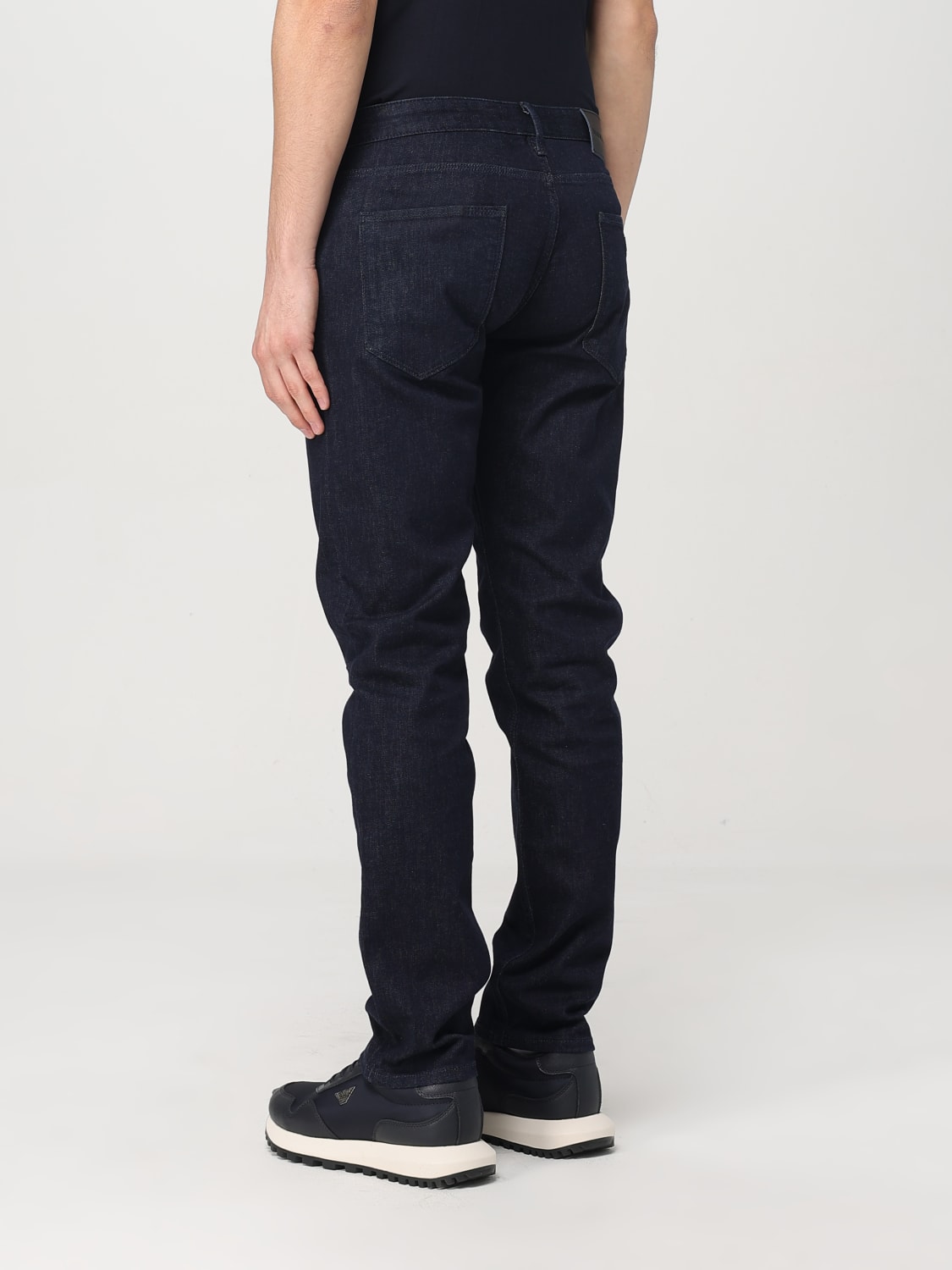 EMPORIO ARMANI JEANS: Jeans Emporio Armani in denim , Denim - Img 2