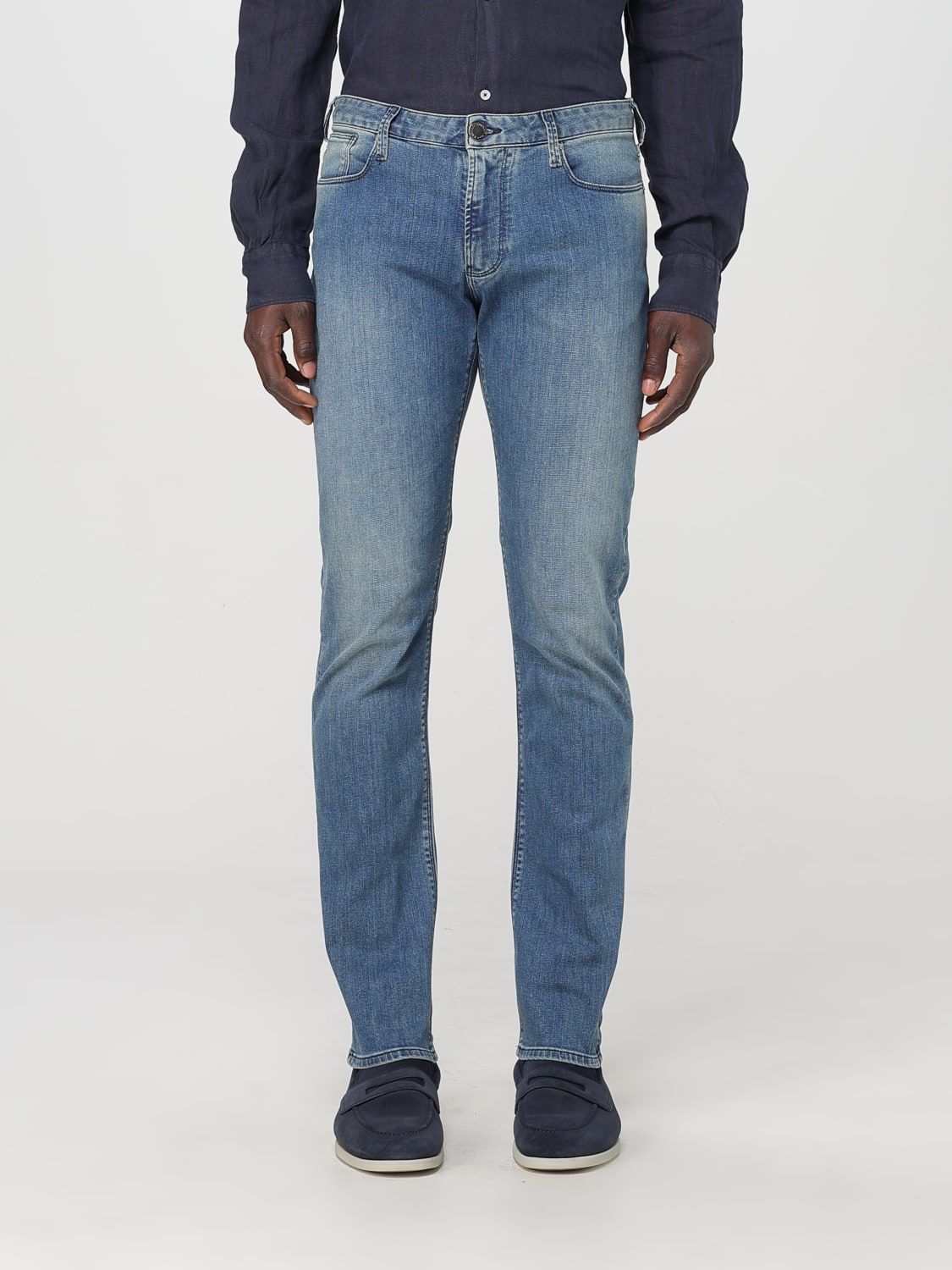 EMPORIO ARMANI：パンツ メンズ - ブルー 1 | GIGLIO.COM