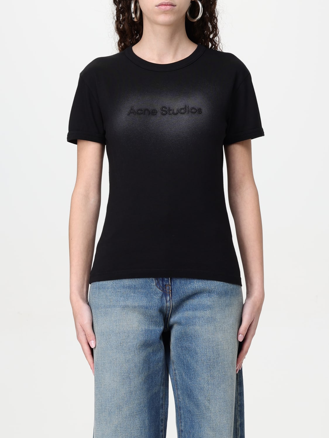 ACNE STUDIOS CAMISETA: Camiseta mujer Acne Studios, Negro - Img 1