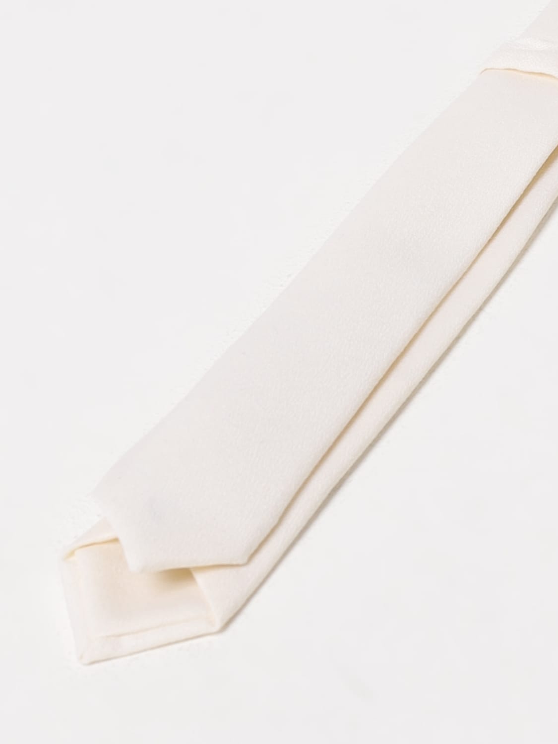 LARDINI CRAVATTA: Cravatta Lardini in raso, Bianco - Img 2