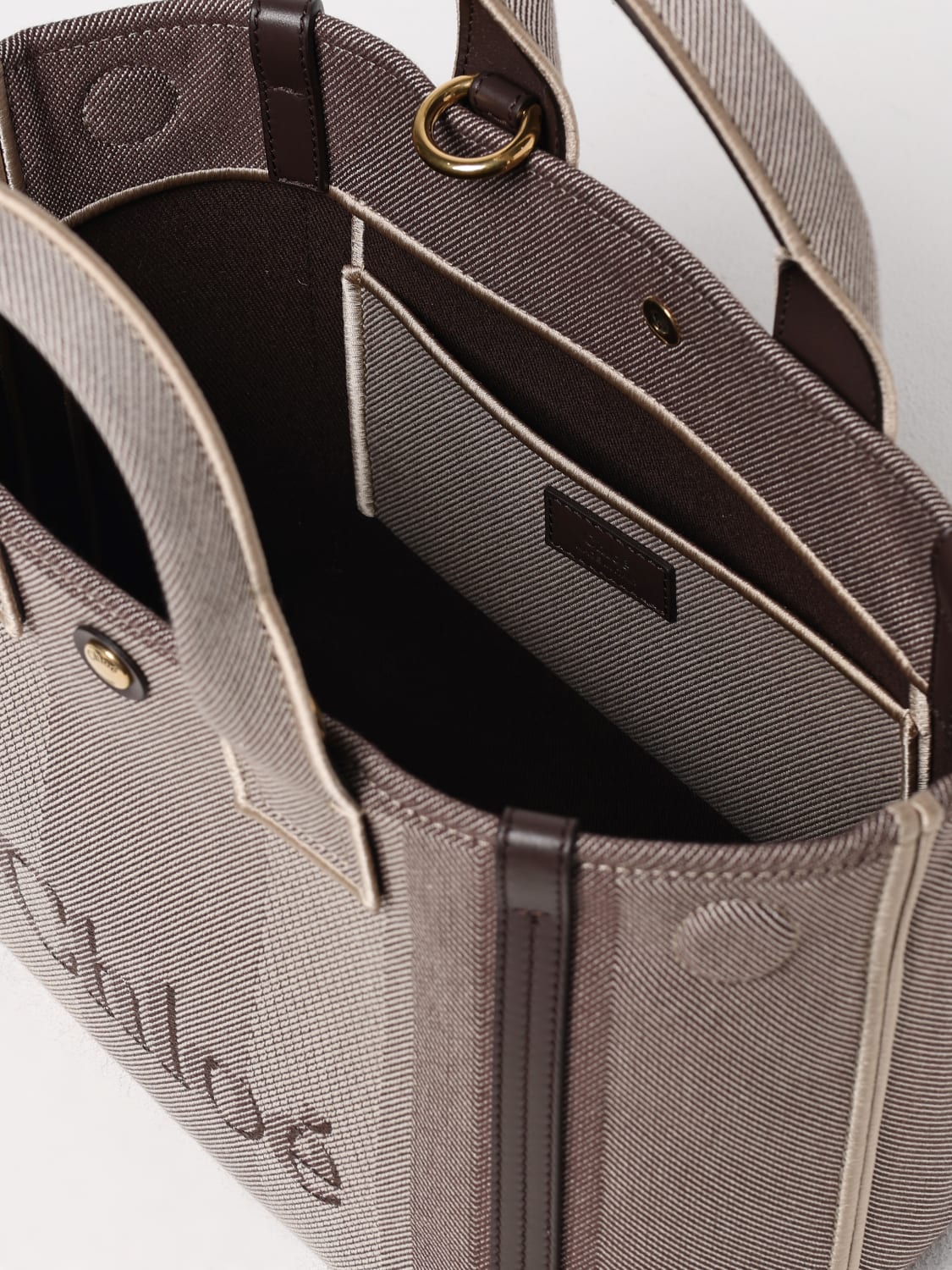 CHLOÉ: Handbag woman - Brown | Chloé tote bags CHC25SS911O65