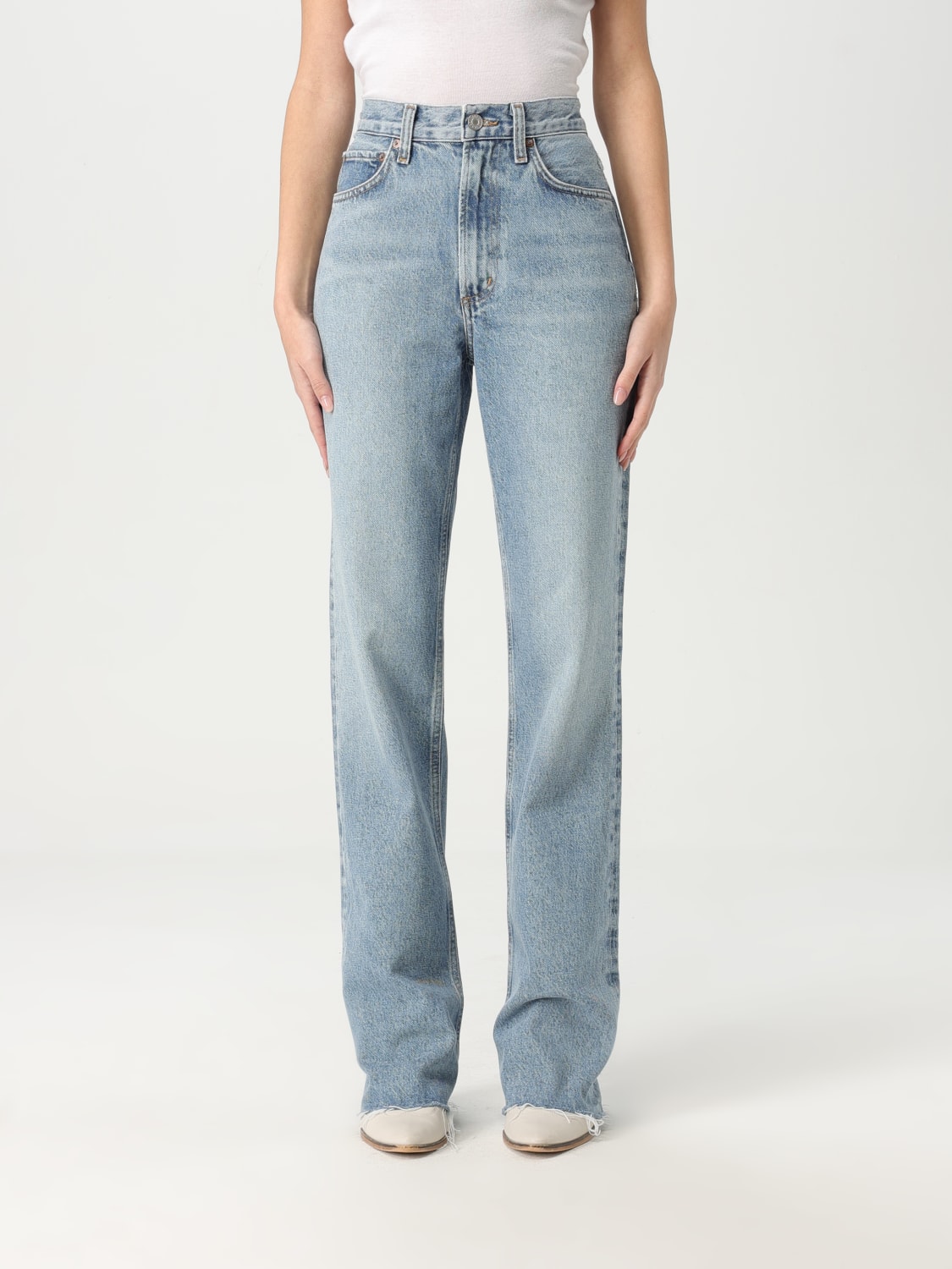 デニム・ジーパン AGOLDE Woman Jeans Denim A2181206 STAGE AGOLDE: Jeans woman - Denim | Agolde jeans A2181206 online
