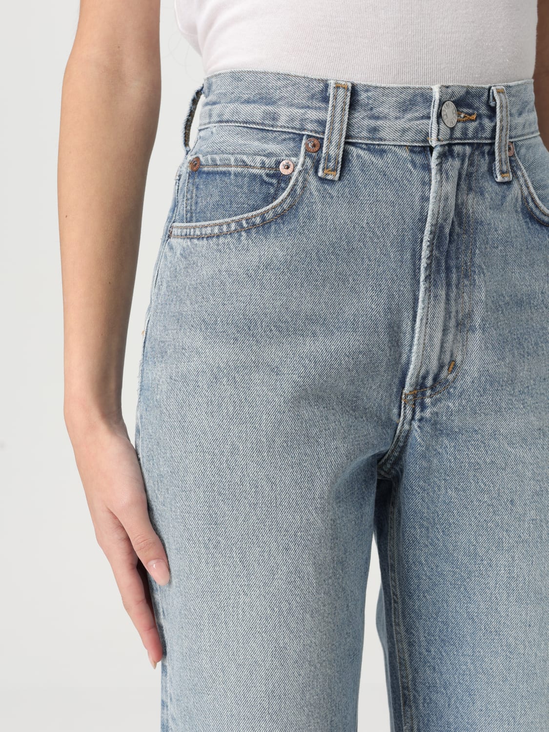 デニム・ジーパン AGOLDE Woman Jeans Denim A2181206 STAGE AGOLDE: Jeans woman - Denim | Agolde jeans A2181206 online