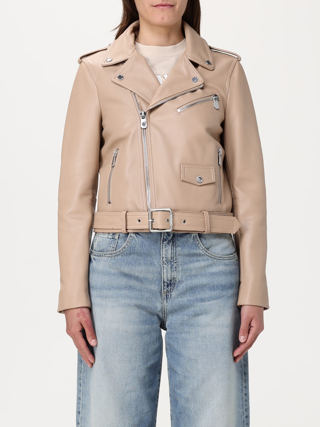 ジャケット PINKO Women Jackets 104890 A2EJD18 Beige PINKO: women's jacket - Beige | Pinko jacket 103897A21L