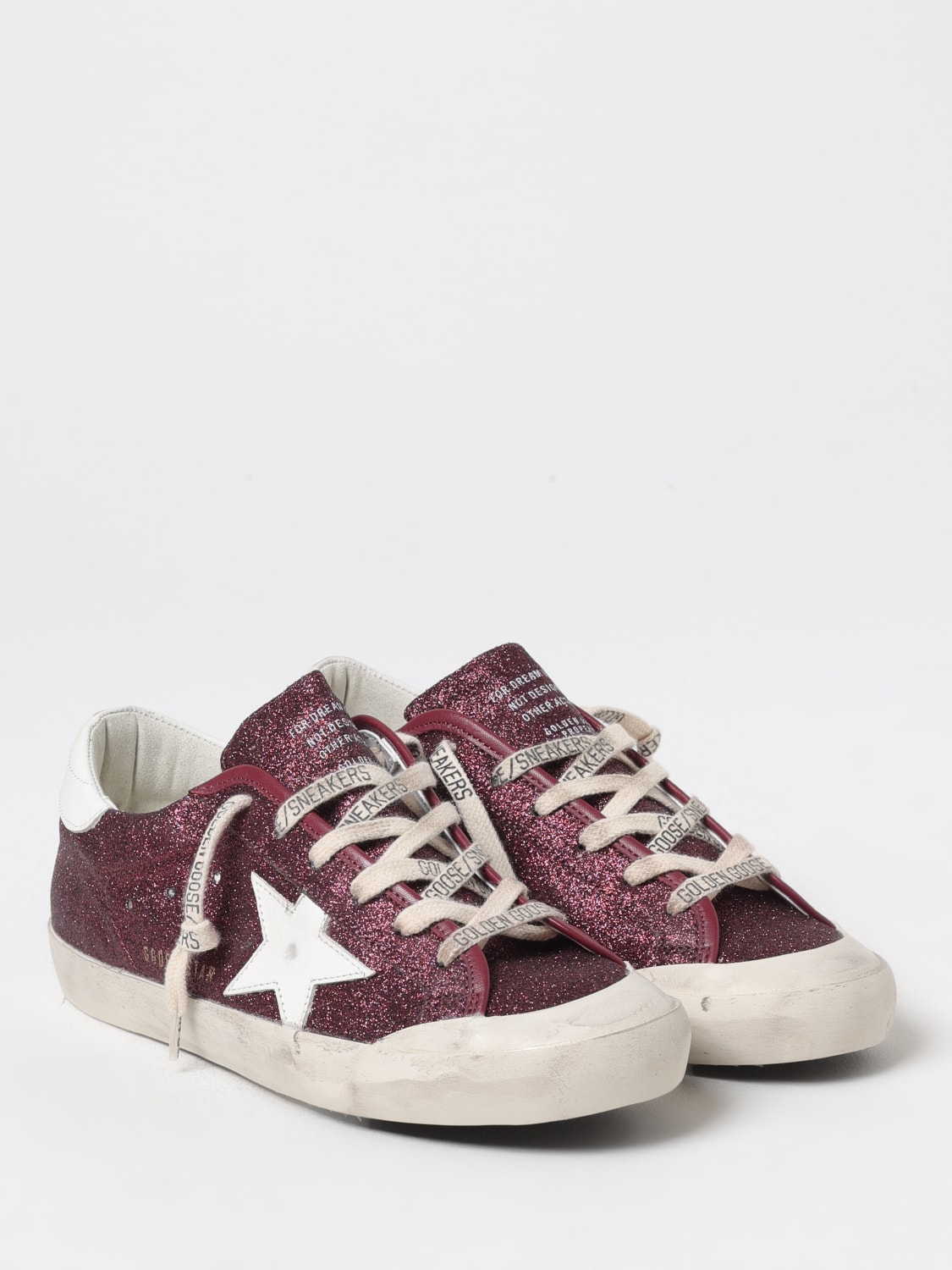 スニーカー GOLDEN  Woman Sneakers Burgundy GWF00107F00688082469 GOLDEN GOOSE: Shoes woman - Burgundy | Golden Goose sneakers