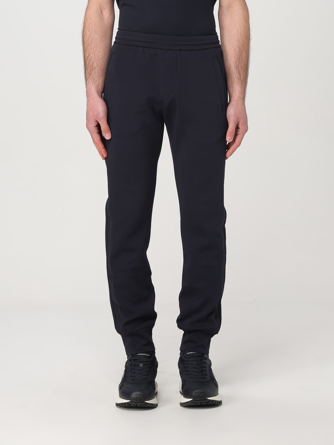 EMPORIO ARMANI PANTS: Pants men Emporio Armani, Blue - Img 1