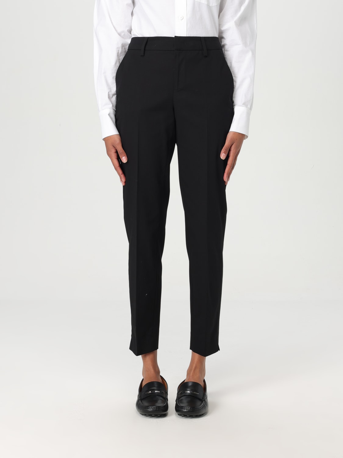 パンツ PT TORINO Women Straight Pants CDVSNYZ00STD SD590990 Black ウィメンズ | パンツ | レギュラー | PT Torino Store