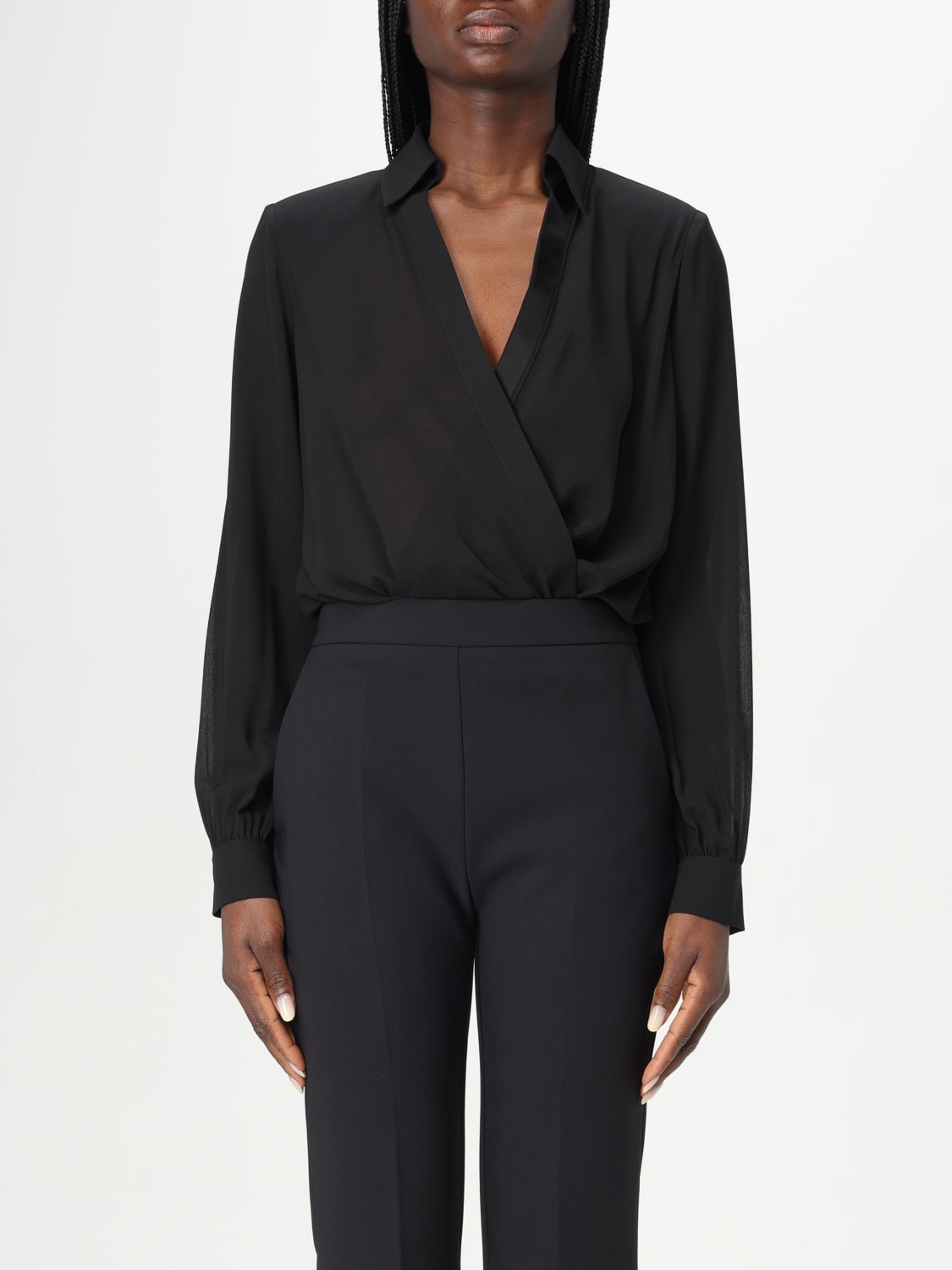 ELISABETTA FRANCHI SHIRT: Shirt woman Elisabetta Franchi, Black - Img 1