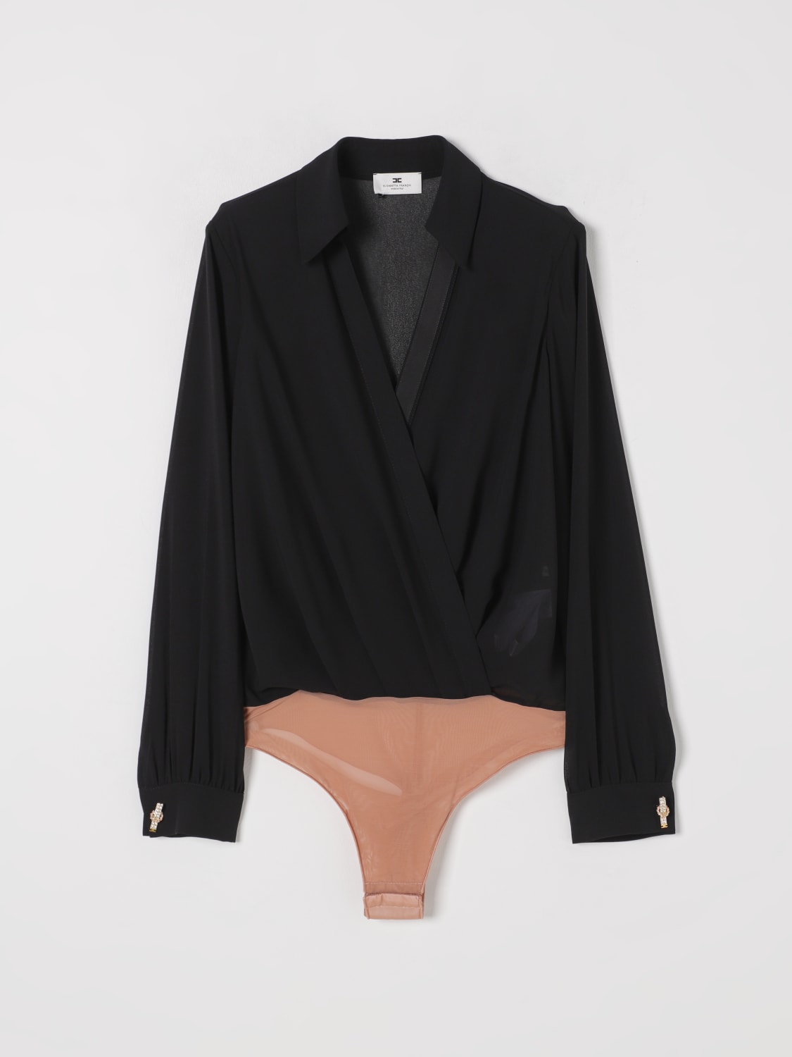 ELISABETTA FRANCHI SHIRT: Shirt woman Elisabetta Franchi, Black - Img 2
