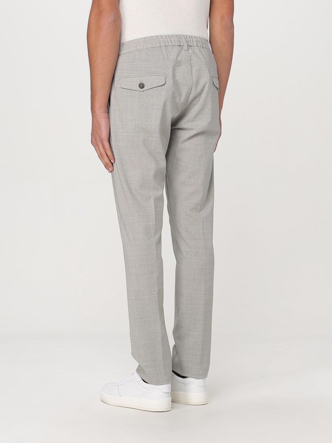 パンツ ELEVENTY GREY LINEN AND WOOL PANTS Eleventy Grey Linen And Wool Pants | italist