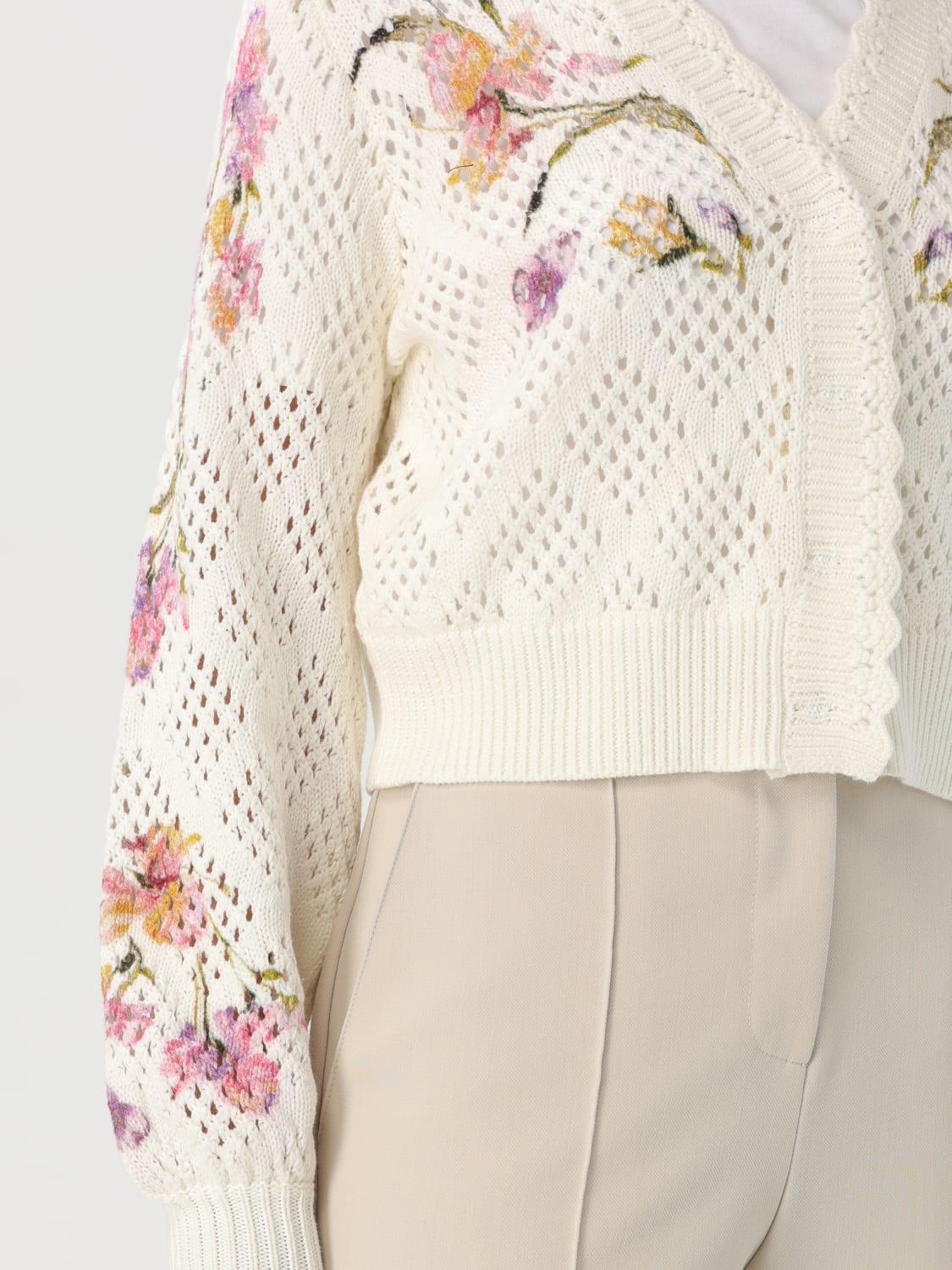 TWINSET CARDIGAN: Pull femme Twinset, Ivoir - Img 3