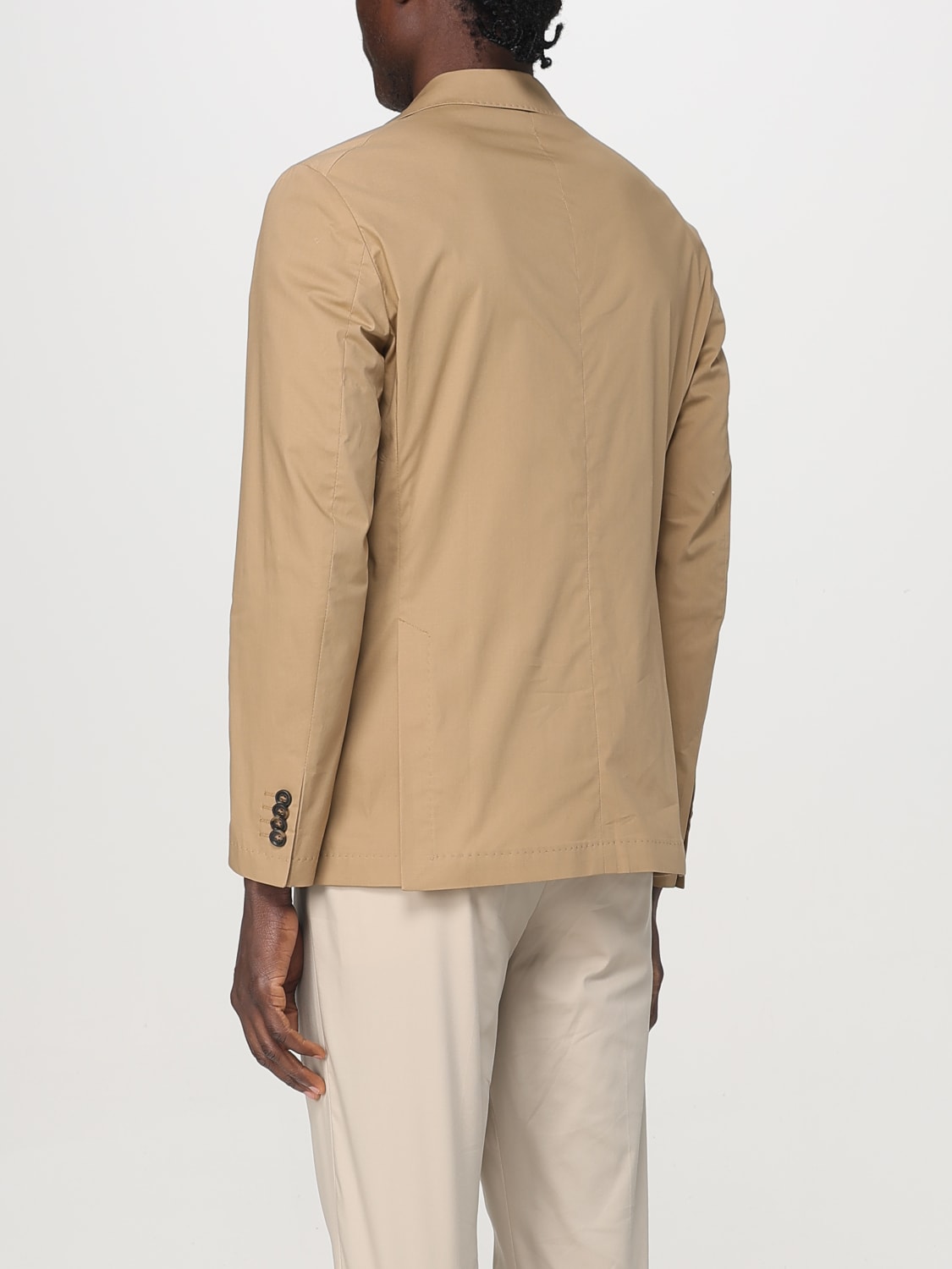 MANUEL RITZ КУРТКА: Блейзер Мужское Manuel Ritz, Бежевый - Img 2