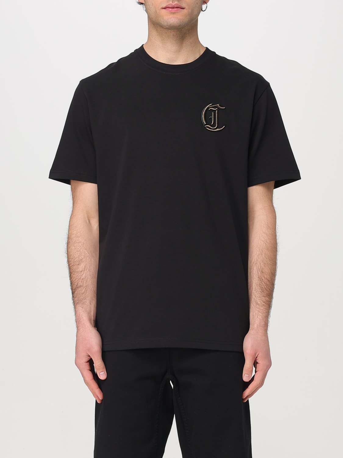 Tシャツ・カットソー JUST CAVALLI Men T-shirt Black 78OAHT13CJ518 899 JUST CAVALLI: T-shirt men - Black | Just Cavalli t-shirt