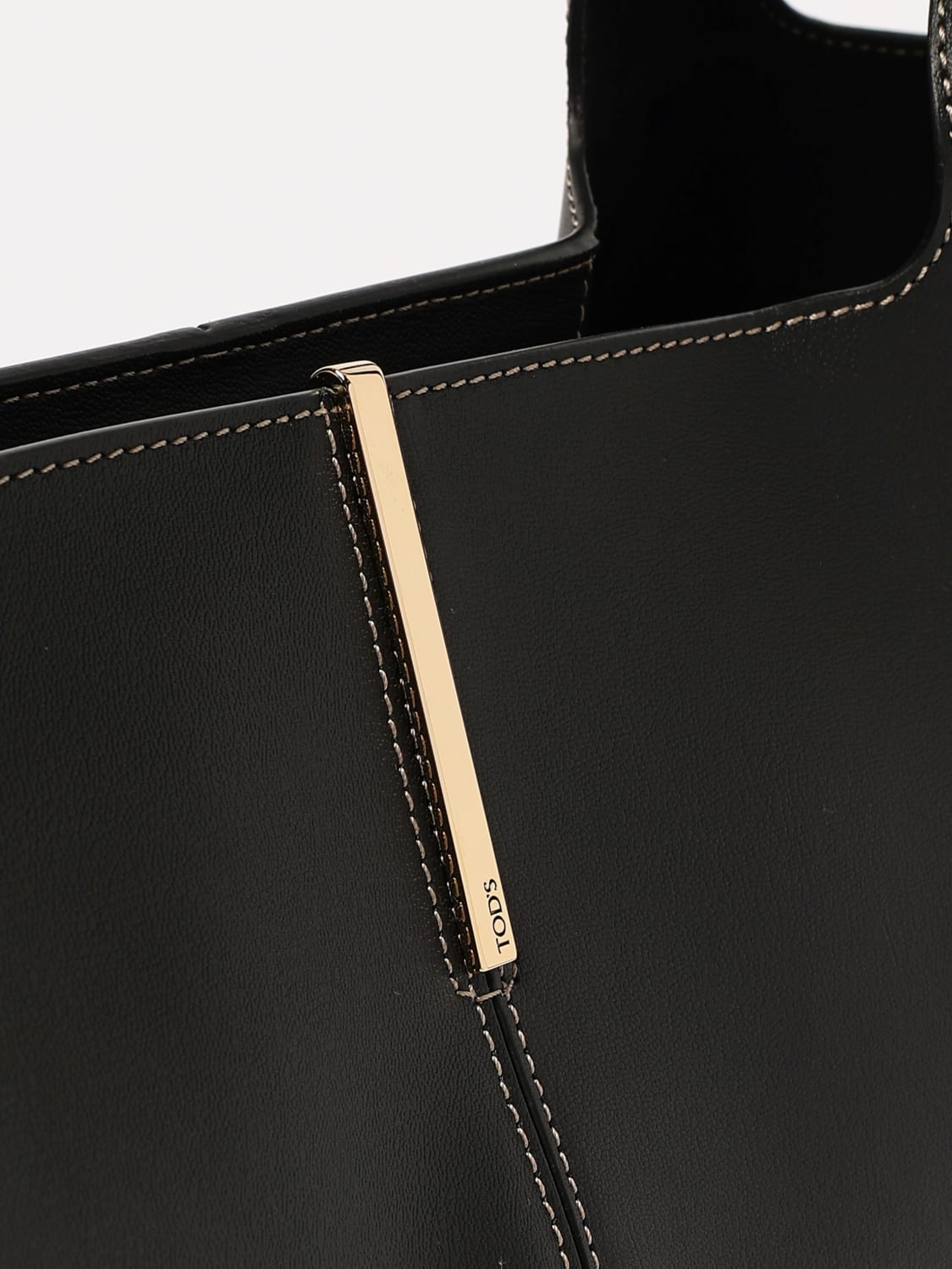 TOD'S BORSA TOTE: Borsa Tod's in pelle , Nero - Img 4