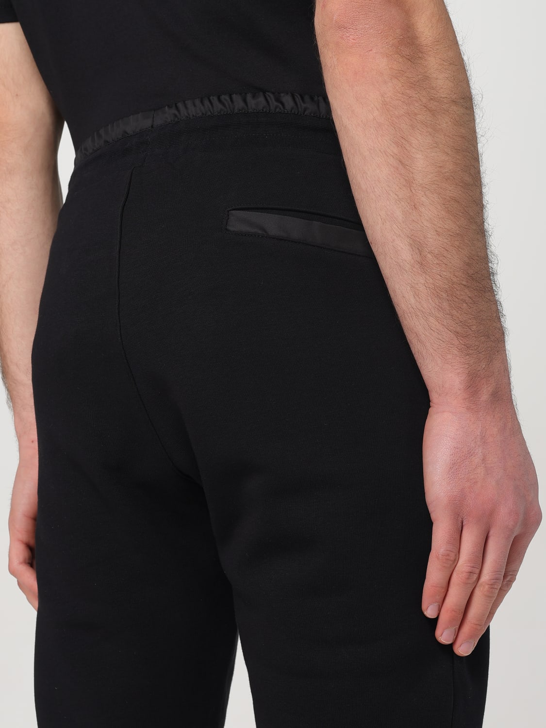 PHILIPP PLEIN 裤子: 裤子 男士 Philipp Plein, 黑色 - Img 5