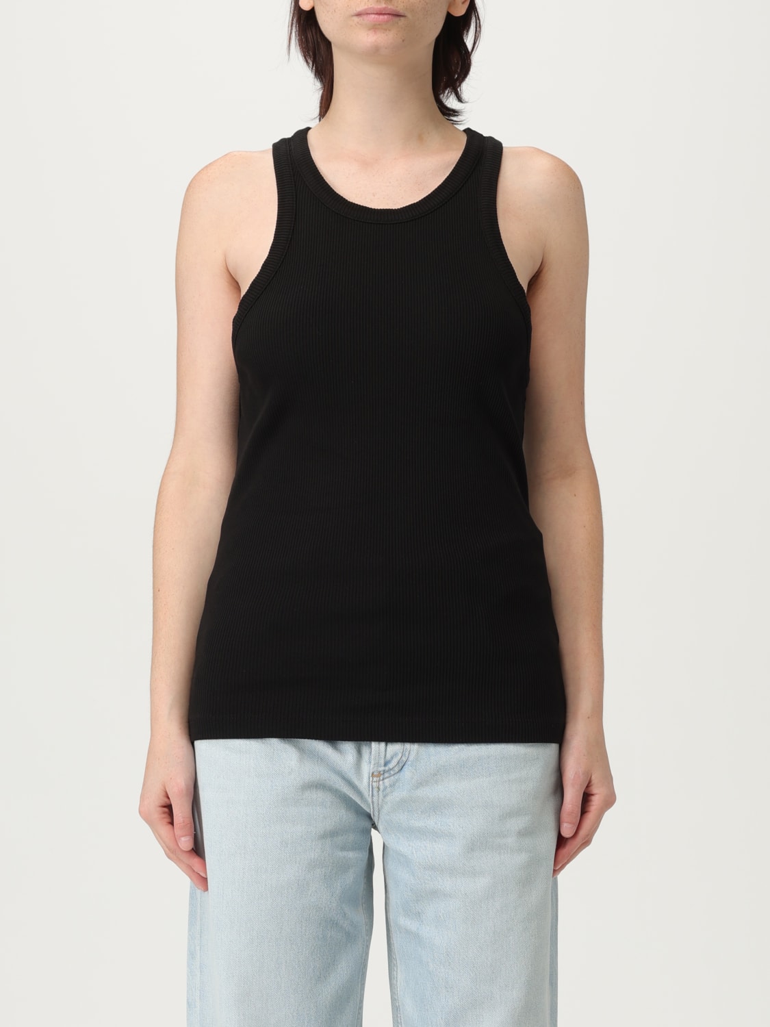 Tシャツ・カットソー AGOLDE Woman T-Shirt Black A73561260 BLK AGOLDE: Top woman - Black | Agolde t-shirt A73561260 online