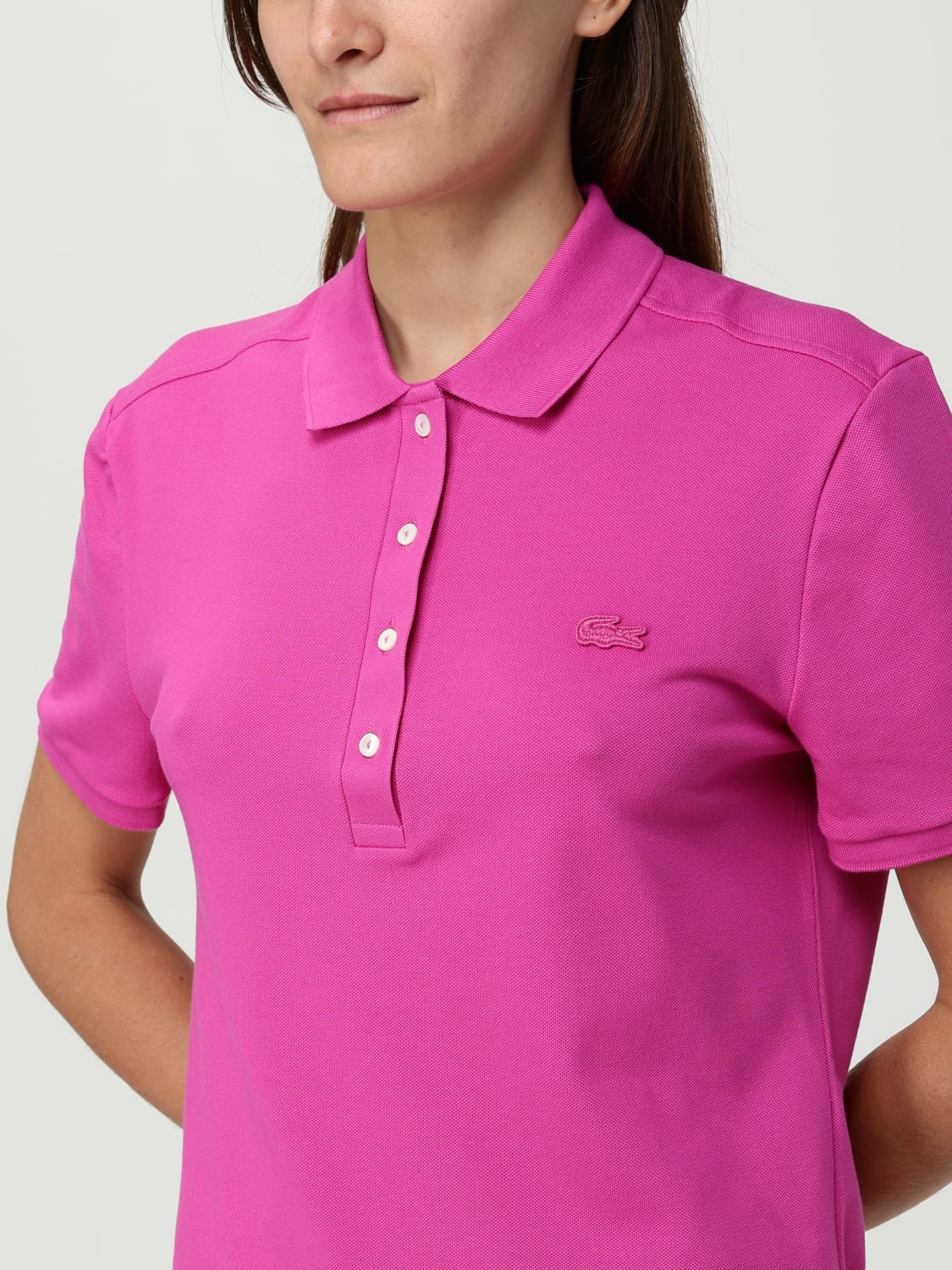 LACOSTE: Sweater woman - Acid Green | Lacoste polo shirt
