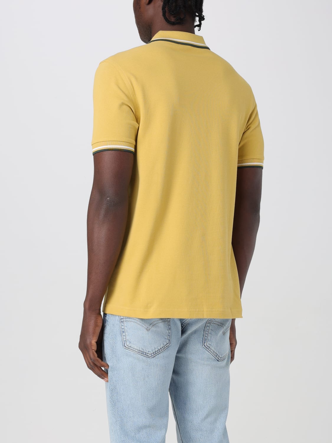 FRED PERRY POLO SHIRT: T-shirt men Fred Perry, Yellow - Img 2