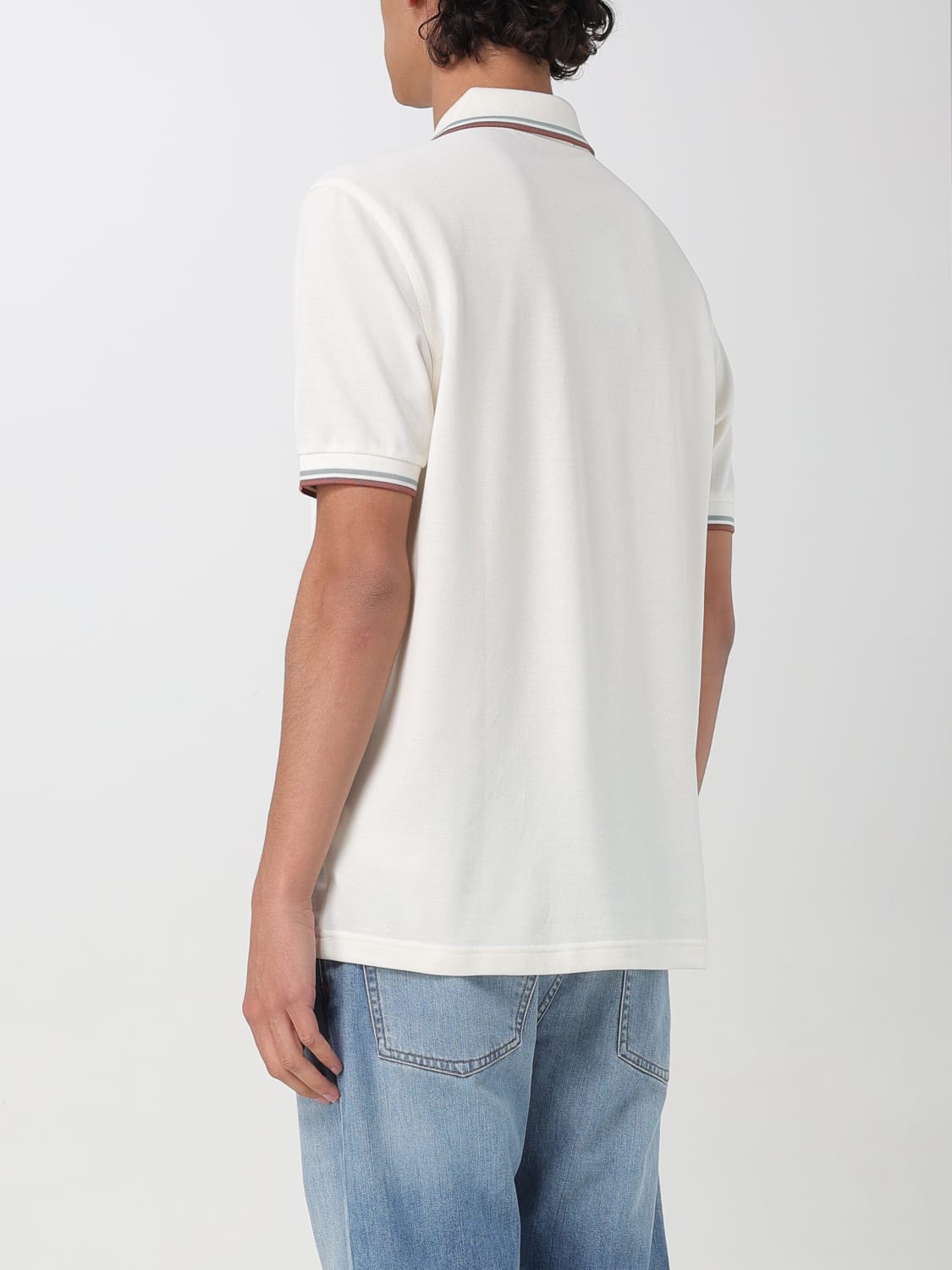 FRED PERRY POLO SHIRT: T-shirt men Fred Perry, Yellow Cream - Img 2