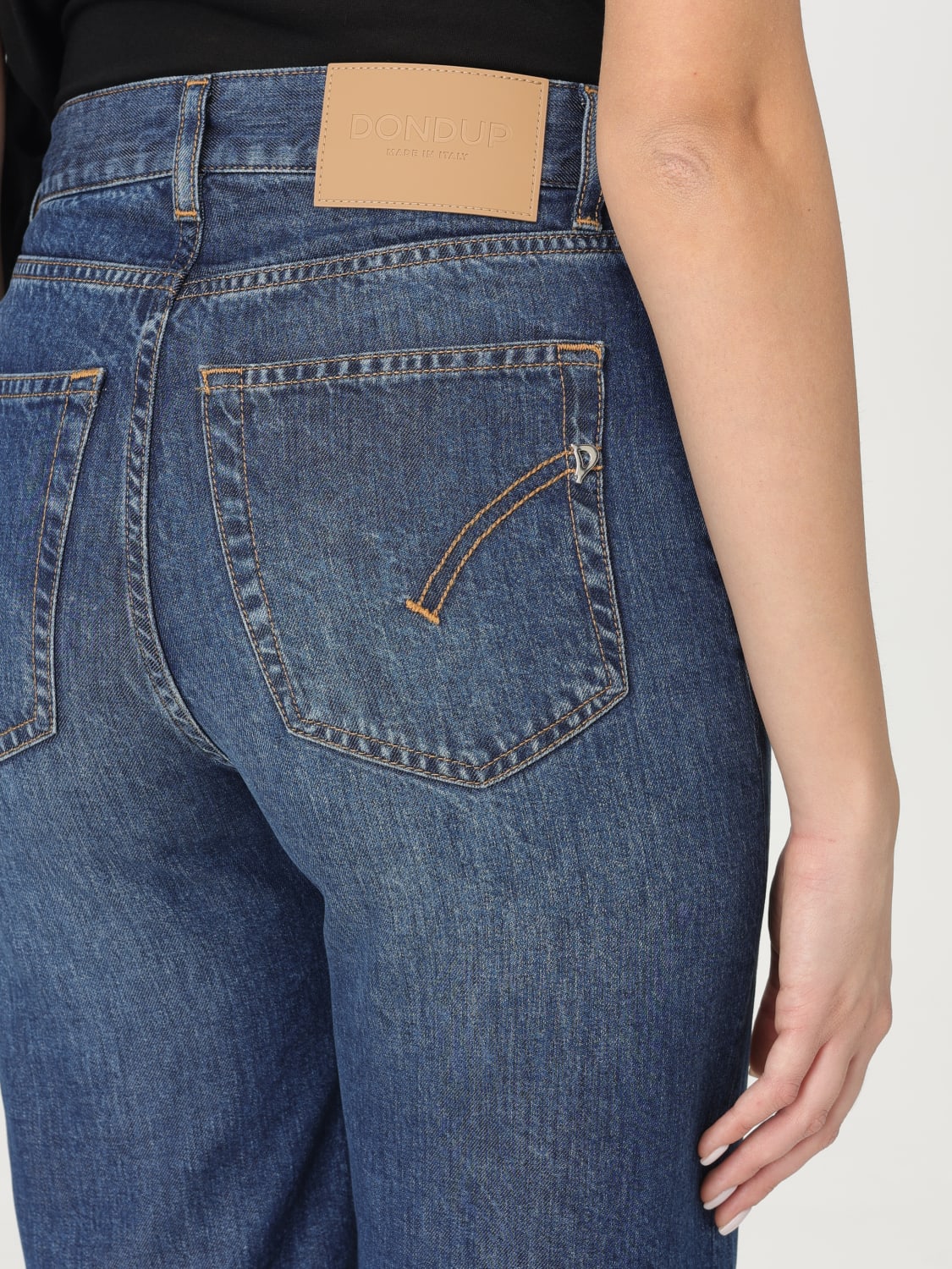 DONDUP VAQUEROS: Vaquero mujer Dondup, Azul Oscuro - Img 3