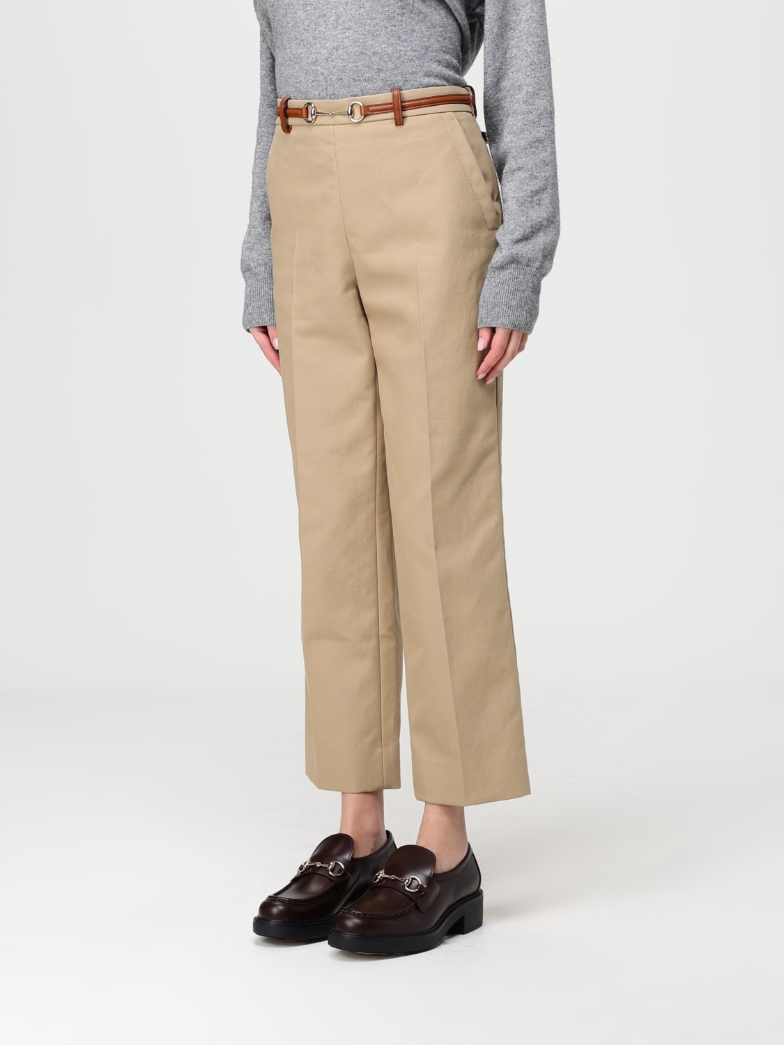 GUCCI PANTS: Pants Gucci, Beige - Img 3