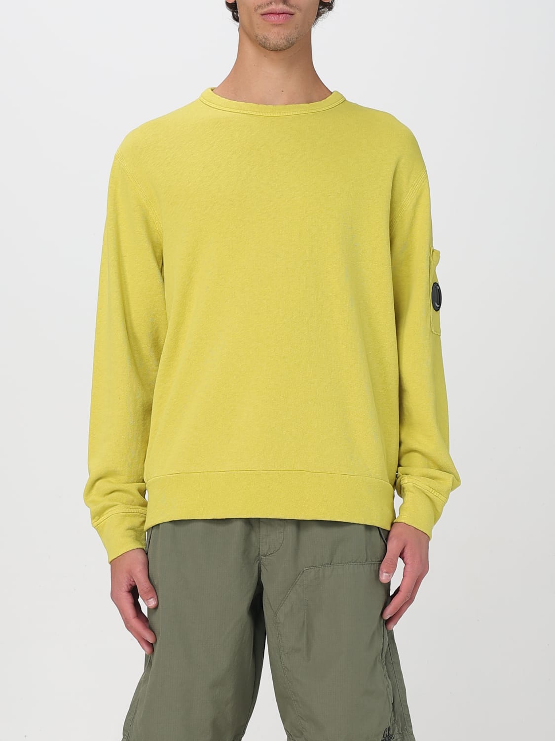 C.P. COMPANY SWEATSHIRT: Sweater men C.P. Company, Yellow - Img 1