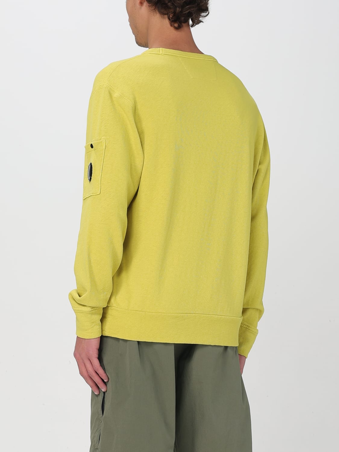 C.P. COMPANY SWEATSHIRT: Sweater men C.P. Company, Yellow - Img 2