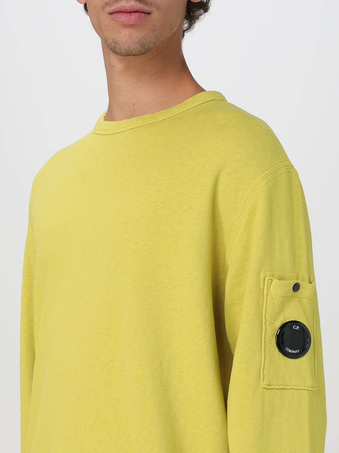 C.P. COMPANY SWEATSHIRT: Sweater men C.P. Company, Yellow - Img 3