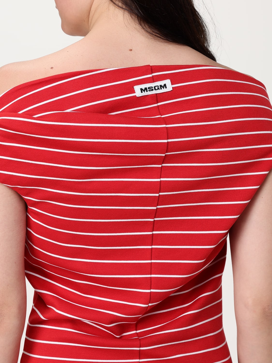 MSGM DRESS: Dress woman MSGM, Red - Img 3