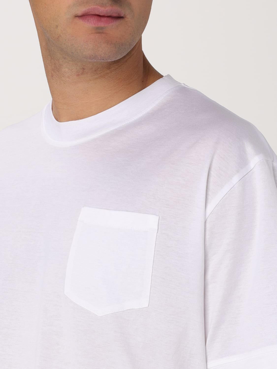 Tシャツ・カットソー PAOLO PECORA Men T Shirts LF03241691101 White PAOLO PECORA: T-shirt men - White | Paolo Pecora t-shirt