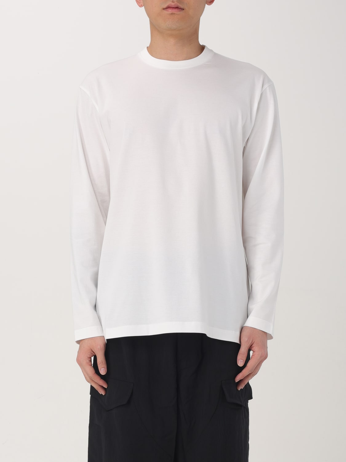 Tシャツ・カットソー Y-3 Men T-shirt White JM3234 WHITE Y-3 White Logo Short Sleeve T-Shirt – Zoo Fashions