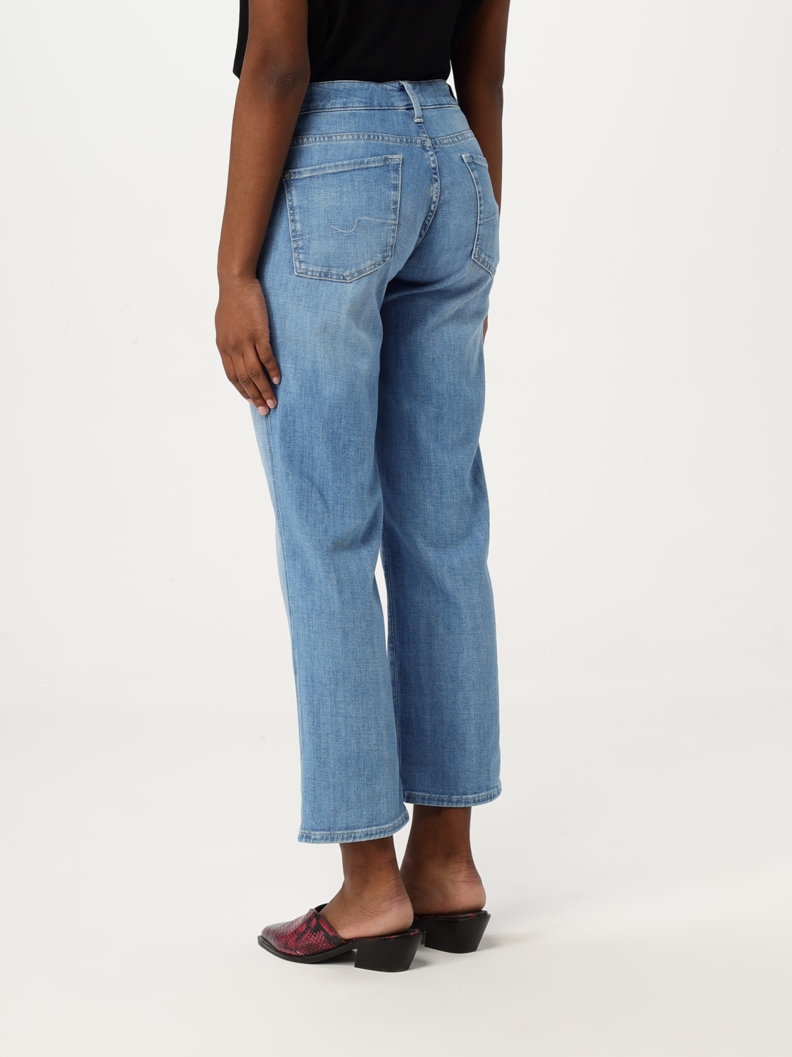 7 FOR ALL MANKIND JEANS: Jeans woman 7 For All Mankind, Blue - Img 2