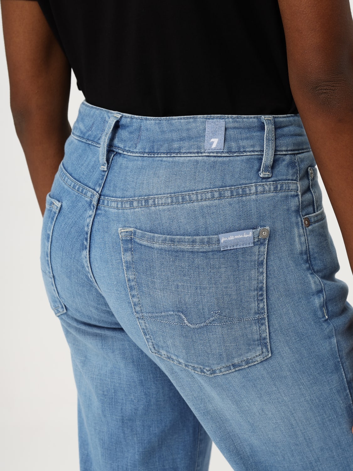 7 FOR ALL MANKIND JEANS: Jeans woman 7 For All Mankind, Blue - Img 3
