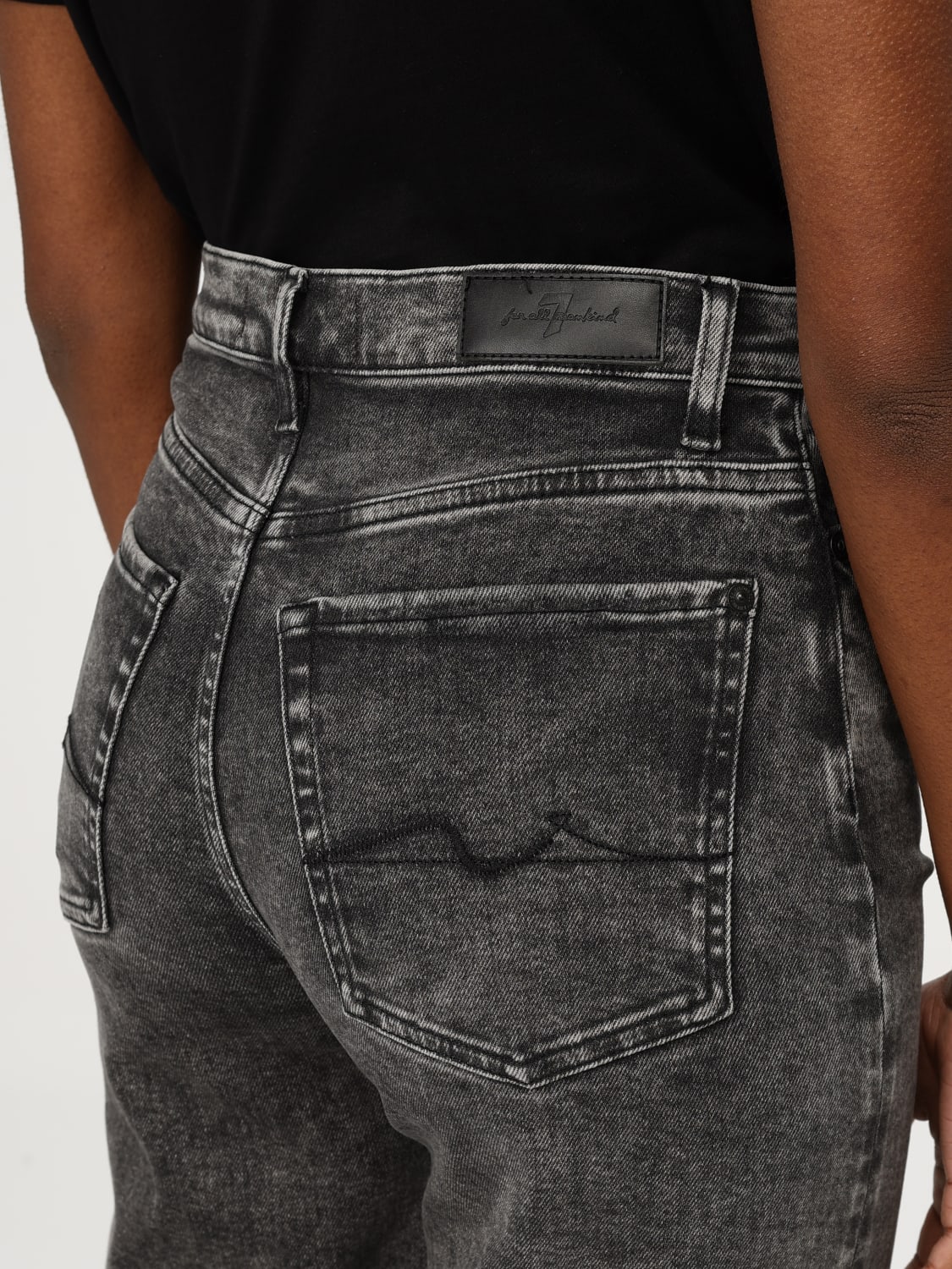 7 FOR ALL MANKIND: Jeans woman - Black | 7 For All Mankind