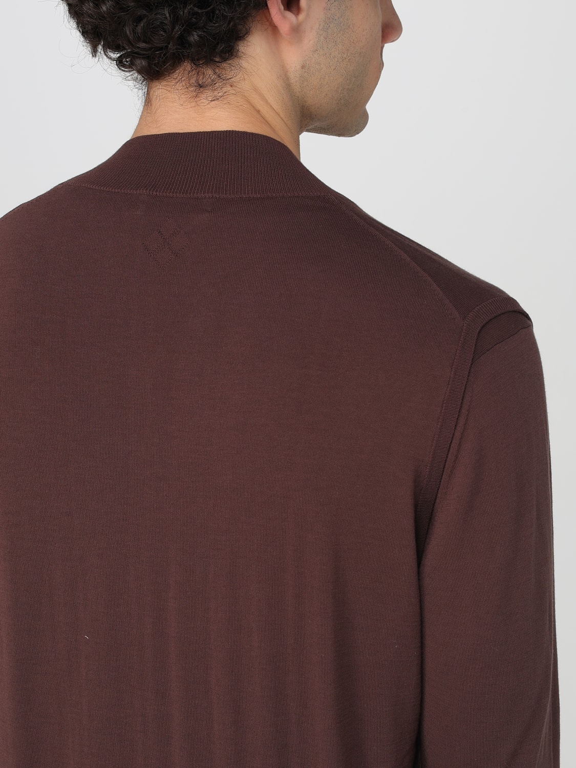 BALLANTYNE CARDIGAN: Sweater men Ballantyne, Brown - Img 4