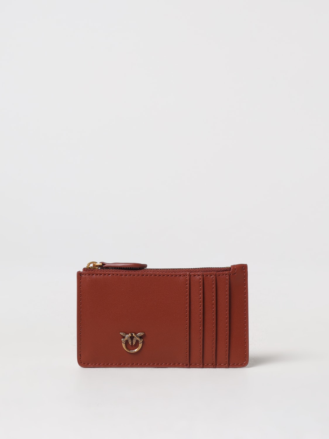 PINKO WALLET: Wallet woman Pinko, Brown - Img 1