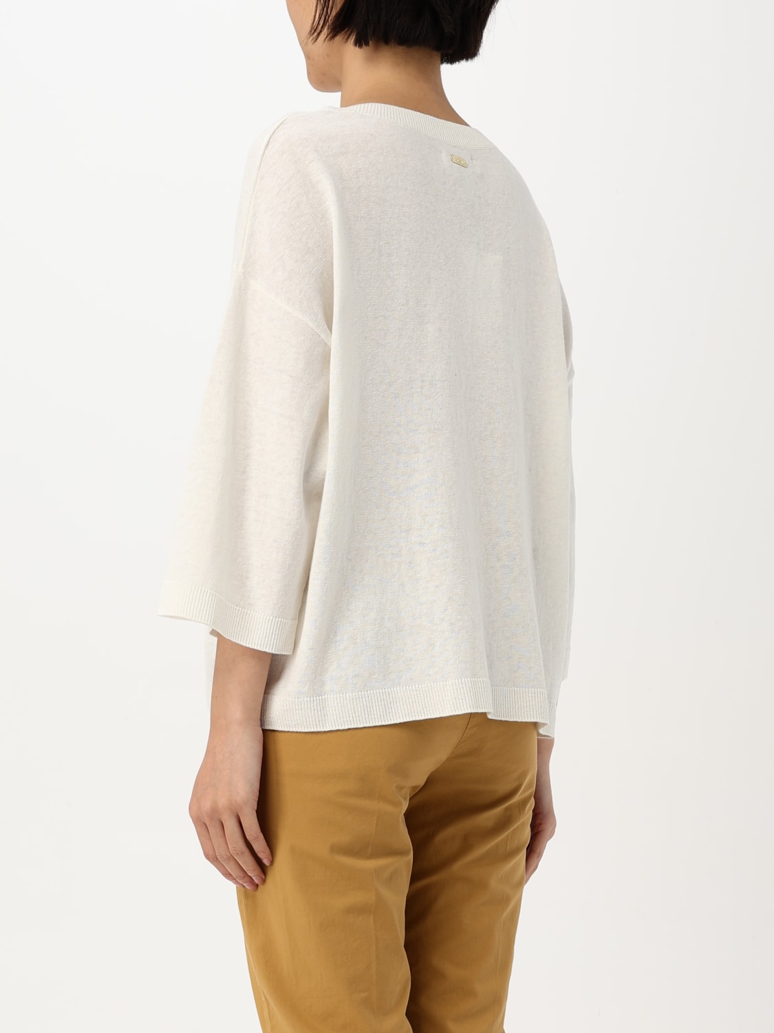 BARBOUR SWEATER: Sweater woman Barbour, White - Img 2