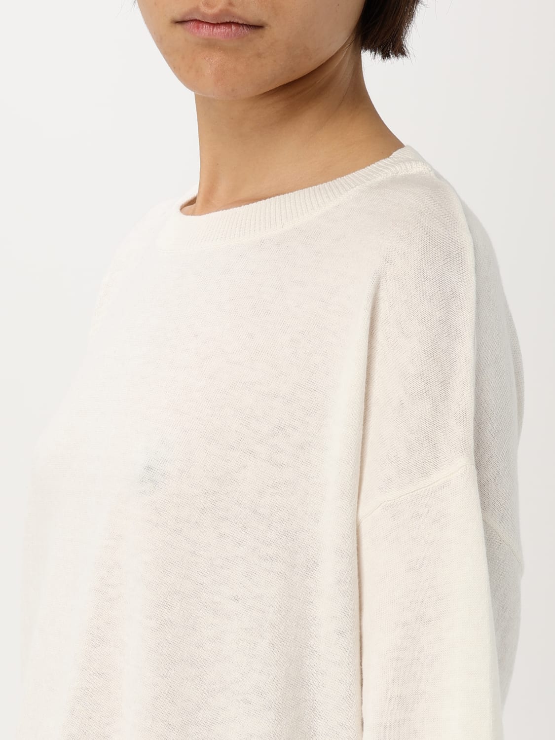 BARBOUR SWEATER: Sweater woman Barbour, White - Img 3