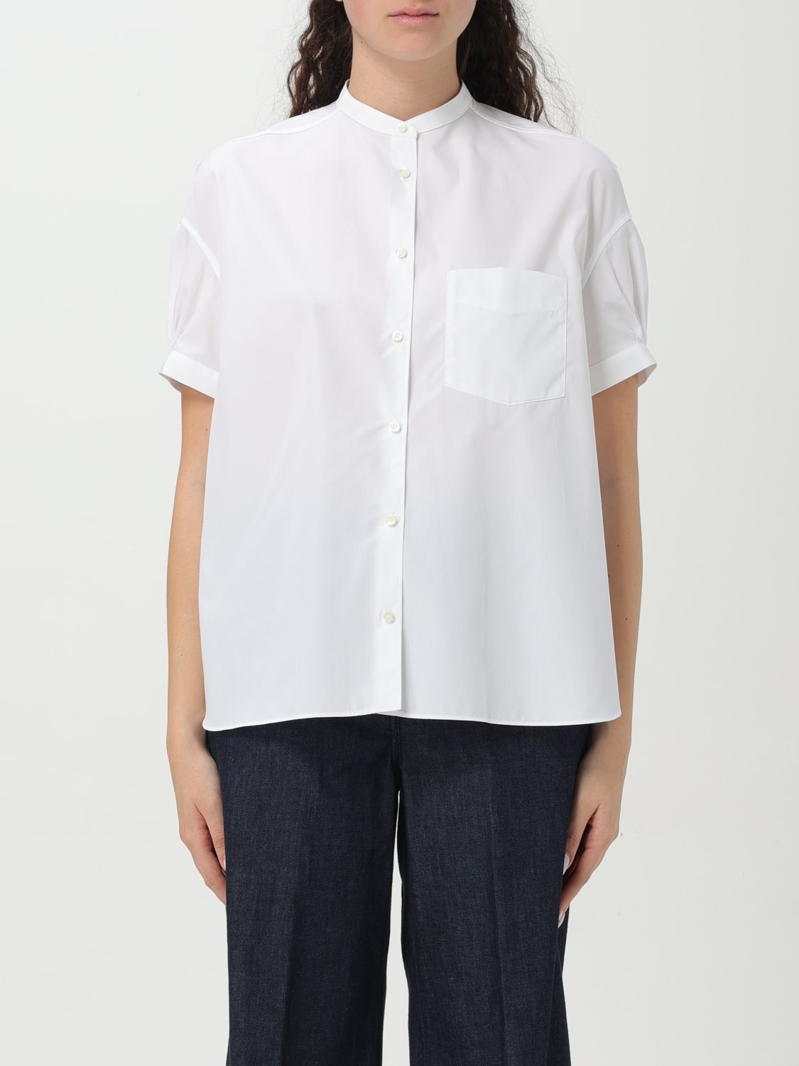 ASPESI HEMDBLUSE: Hemdbluse damen Aspesi, Weiß - Img 1